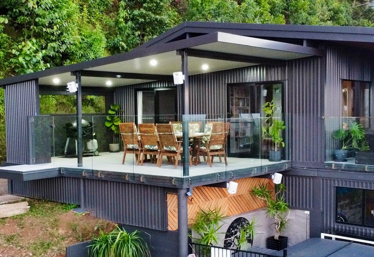 SmartKits Australia Attached, Flat Patio Roof- 3m (L) x 3m (W).