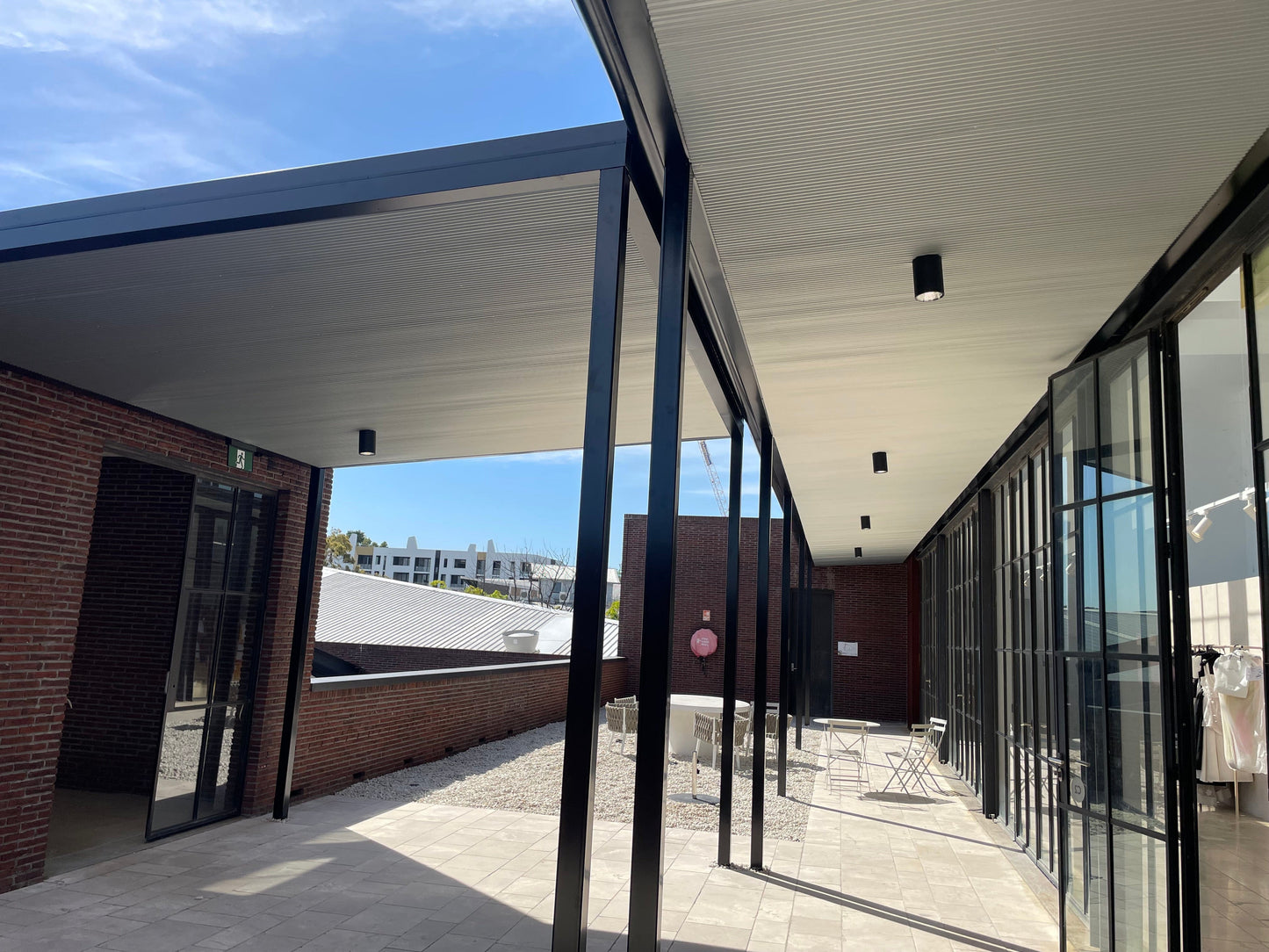 SmartKits Australia Attached, Flat Patio Roof- 9m (L) x 6m (W).