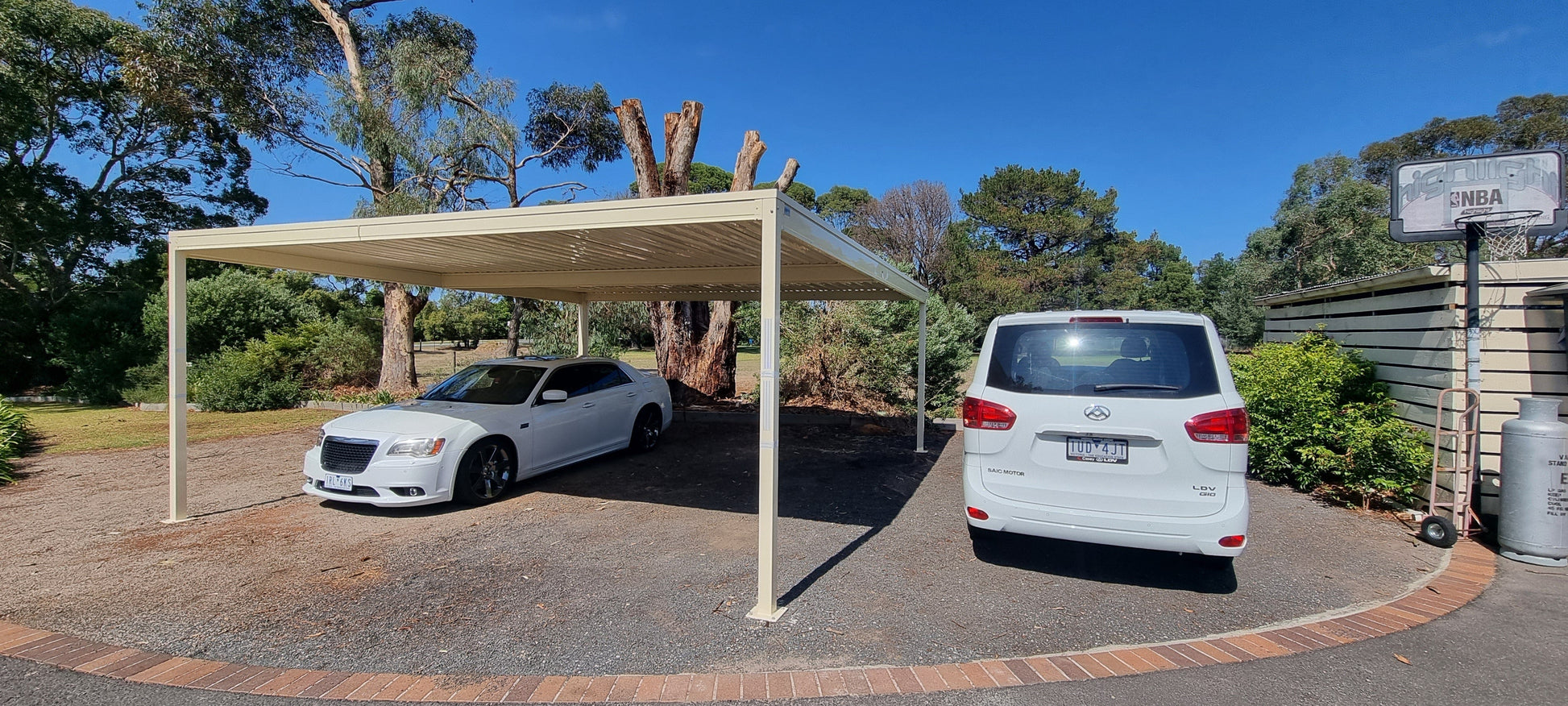 SmartKits Australia Flat Roof Carport-6m x 6m- Double Carport DIY Kit - SUPER SPECIAL