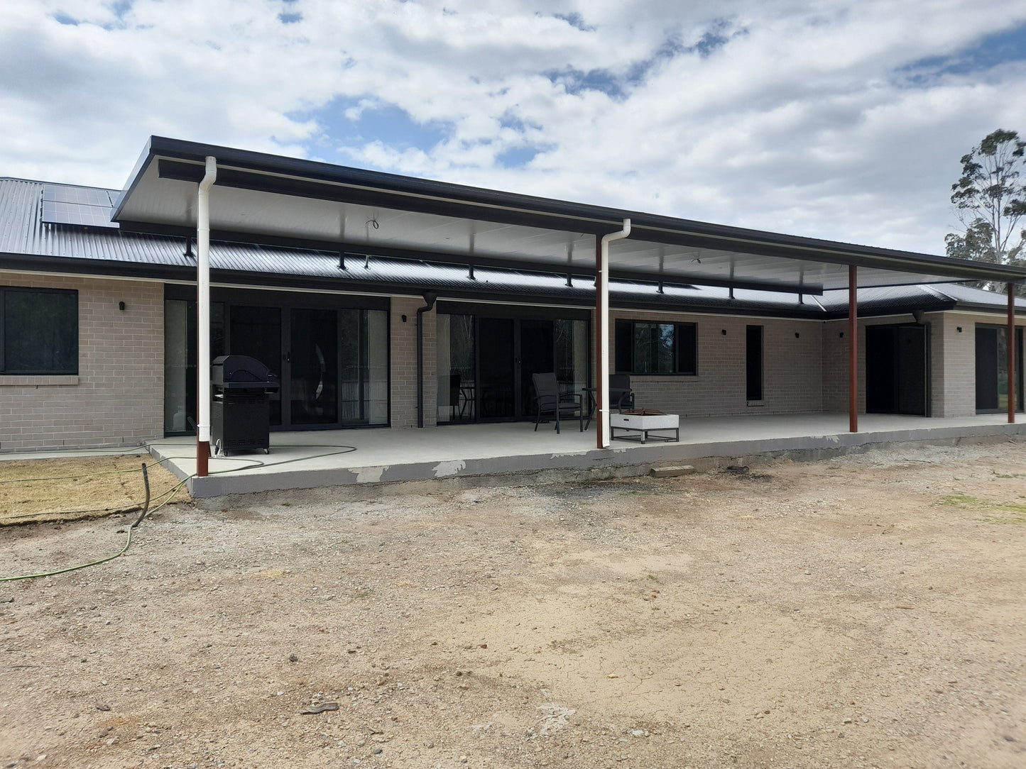 SmartKits Australia Insulated Flyover Patio Roof- 15m (L) x 5m (W).