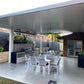 SmartKits Australia Attached, Flat Patio Roof- 12m (L) x 5m (W).