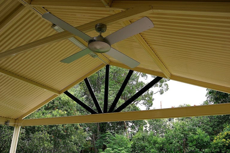 SmartKits Australia Attached, Gable Patio Roof- 3m (L) x 3m (W).