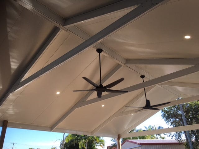 SmartKits Australia Attached, Gable Patio Roof- 3m (L) x 3m (W).