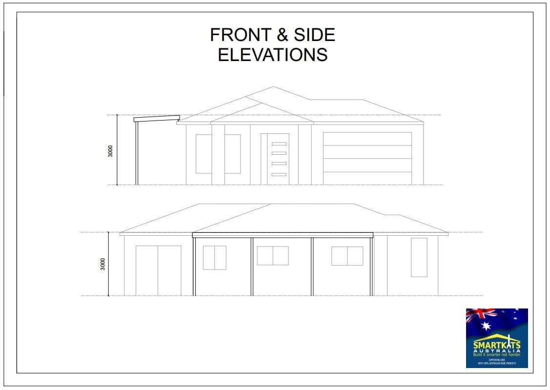 SmartKits Australia Detailed Elevation Drawings for Building Approvals.