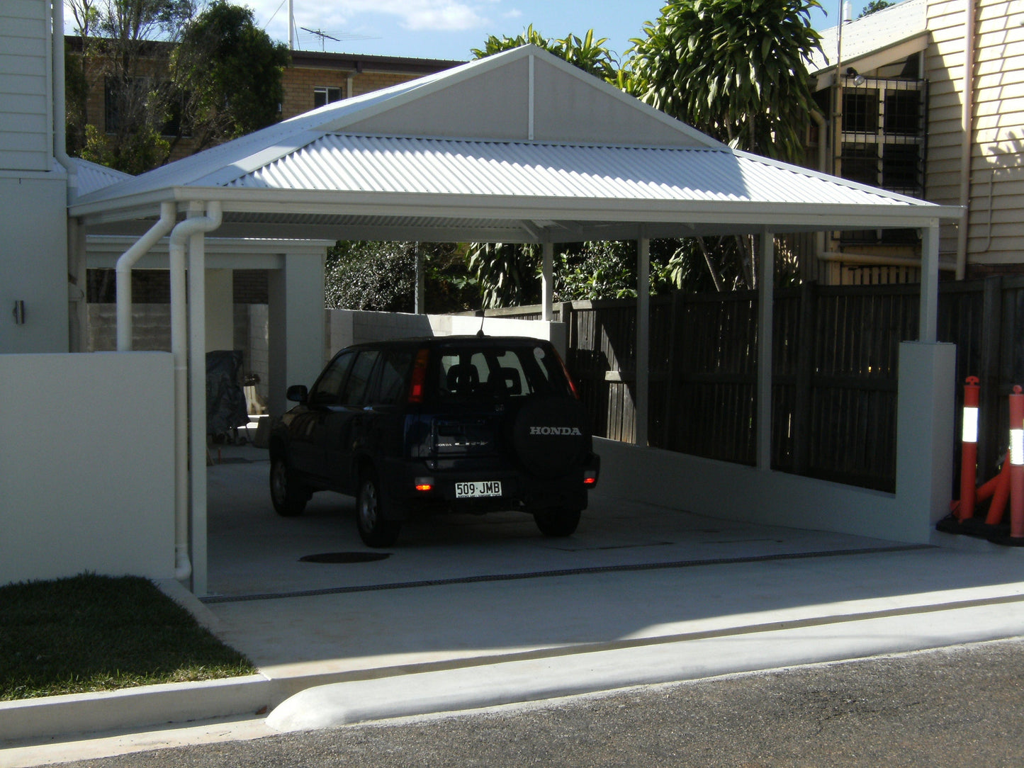 SmartKits Australia Dutch Gable, Patio Roof- 10m (L) x 4m (W).