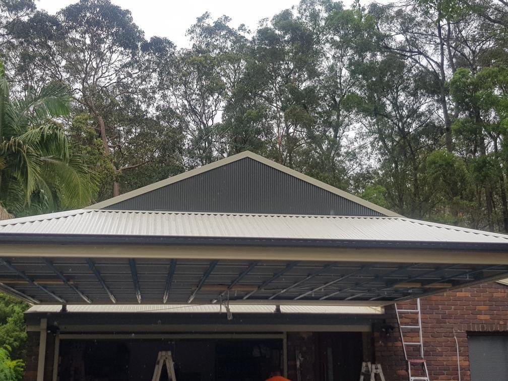 SmartKits Australia Dutch Gable, Patio Roof- 12m (L) x 4m (W).