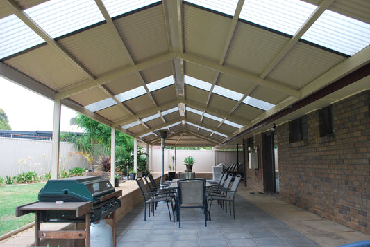 SmartKits Australia Dutch Gable, Patio Roof- 9m (L) x 4m (W).