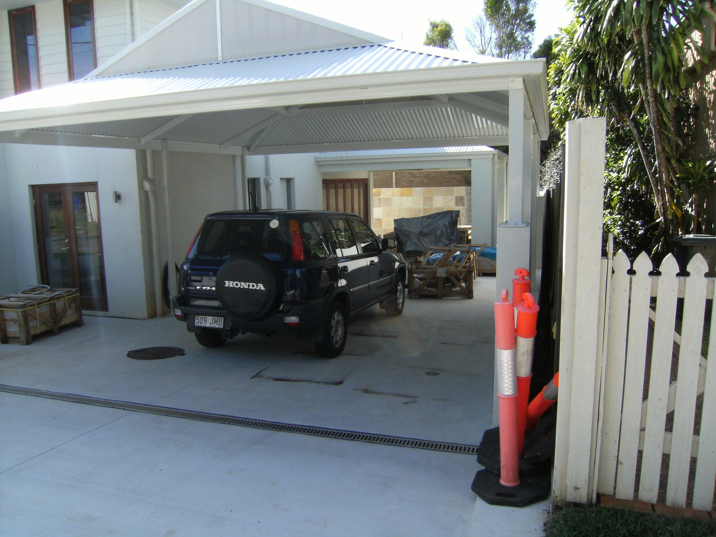 SmartKits Australia Dutch Gable Roof Carport- 7m (L) x 3m (W).