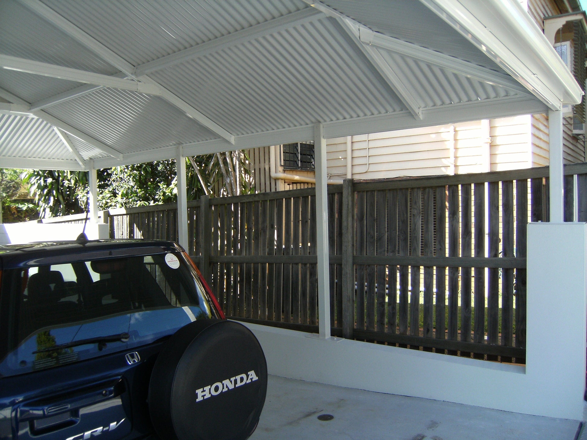 SmartKits Australia Dutch Gable Roof Carport- 7m (L) x 4m (W).