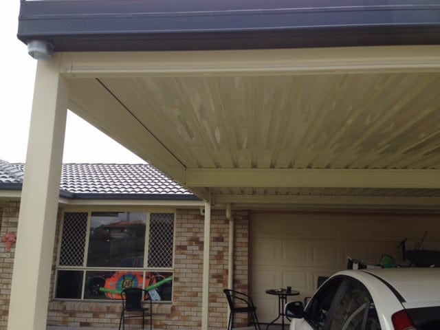 SmartKits Australia Flat Roof Carport- 6m (L) x 6m (W) - With All Options