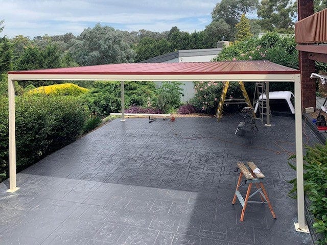 SmartKits Australia Flat Roof Carport-6m x 6m- Double Carport DIY Kit - SUPER SPECIAL