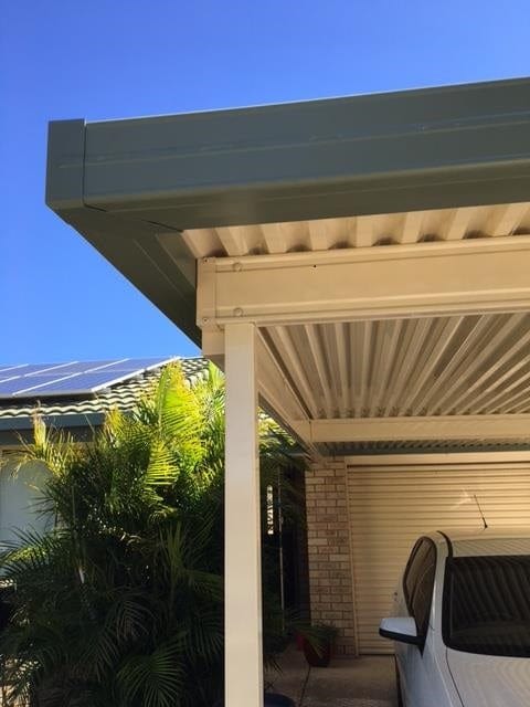 SmartKits Australia Flat Roof Carport- 8m (L) x 6m (W).