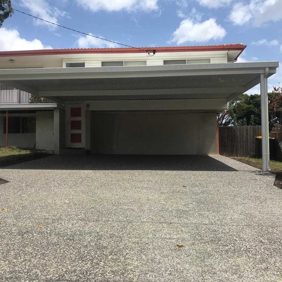 SmartKits Australia Flat Roof Carport- 8m (L) x 6m (W).