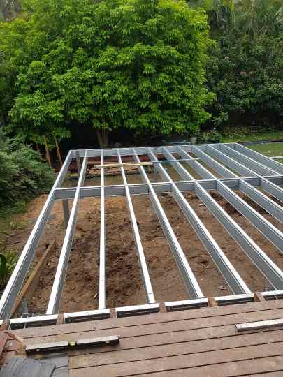 SmartKits Australia Ground level deck frame- 4m x 3m