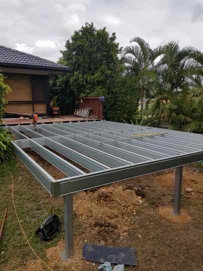 SmartKits Australia Ground level deck frame- 8m x 6m