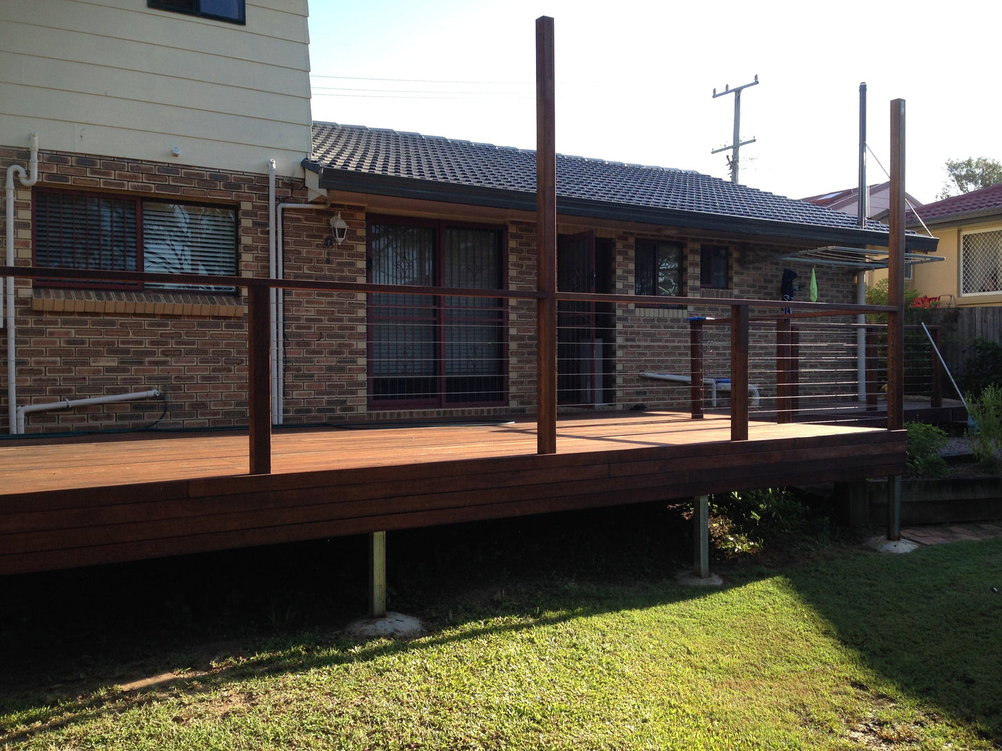 SmartKits Australia Ground level deck frame- 8m x 6m