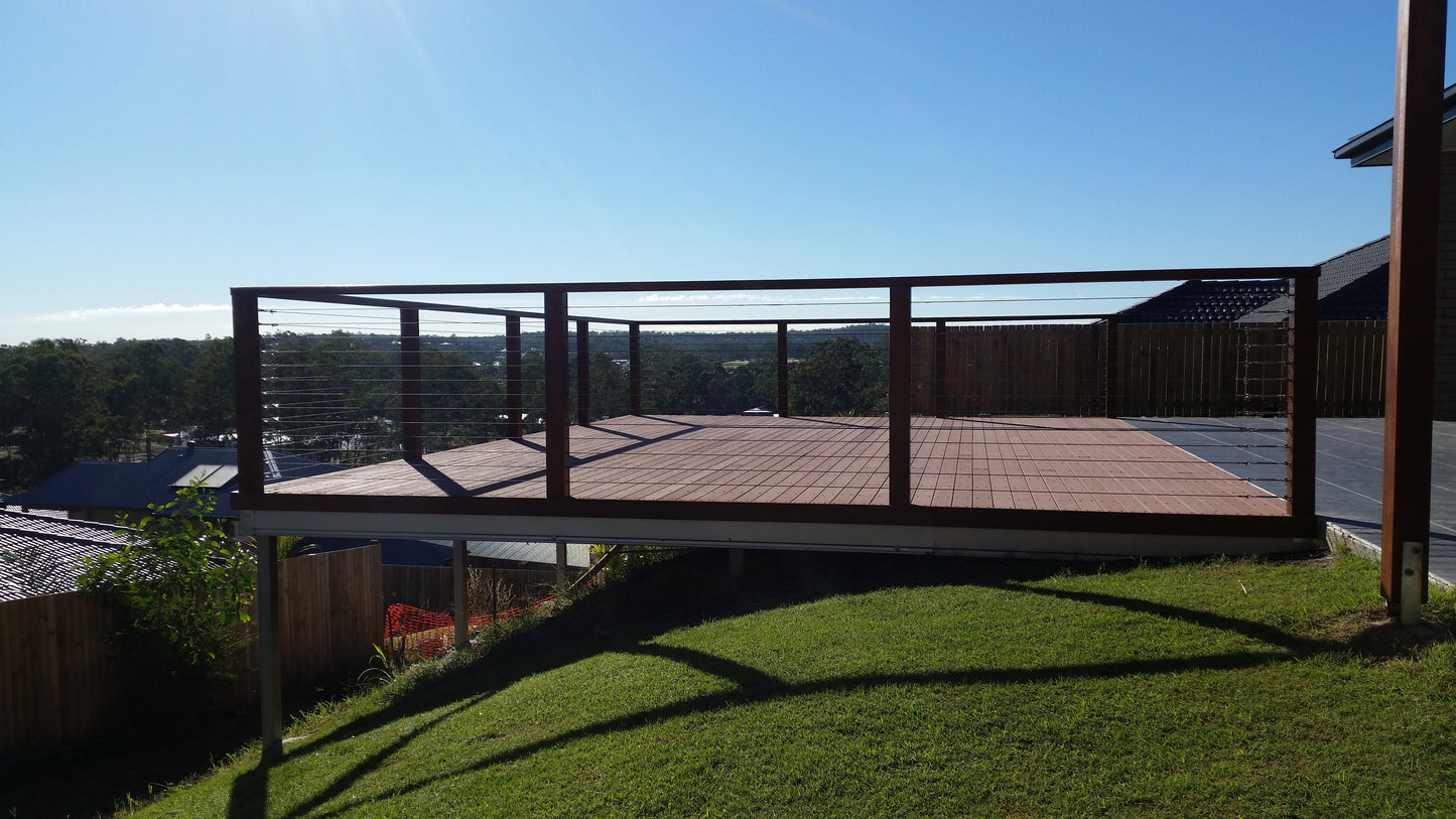SmartKits Australia Ground level deck frame- 8m x 6m