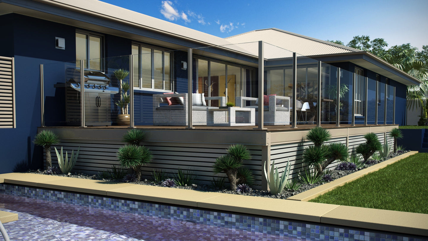 SmartKits Australia Ground level deck frame- 8m x 6m
