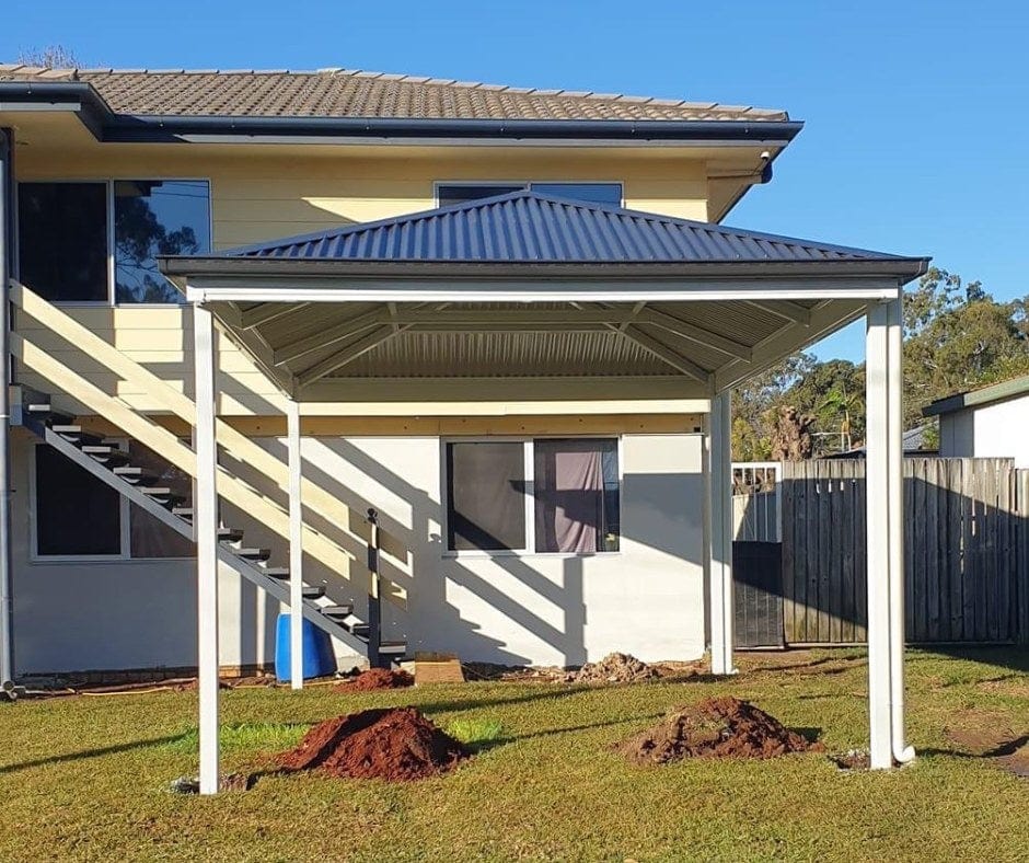 SmartKits Australia Hip Roof Carport- 6m (L) x 4m (W).