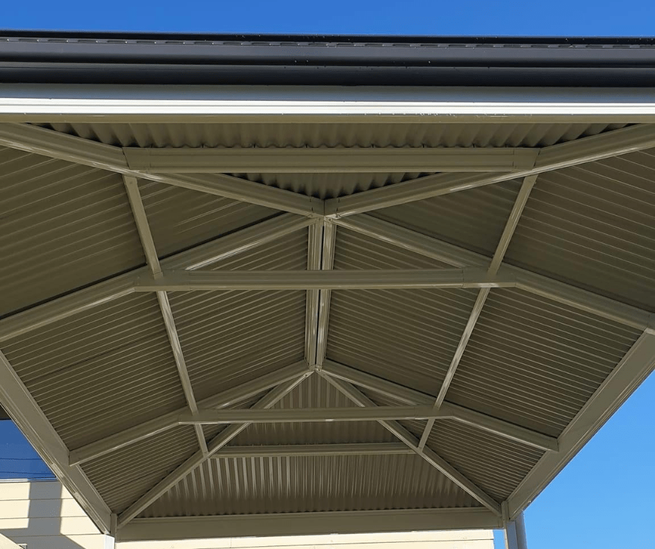 SmartKits Australia Hip Roof Carport- 6m (L) x 4m (W).