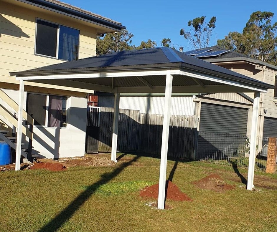 SmartKits Australia Hip Roof Carport- 6m (L) x 4m (W).