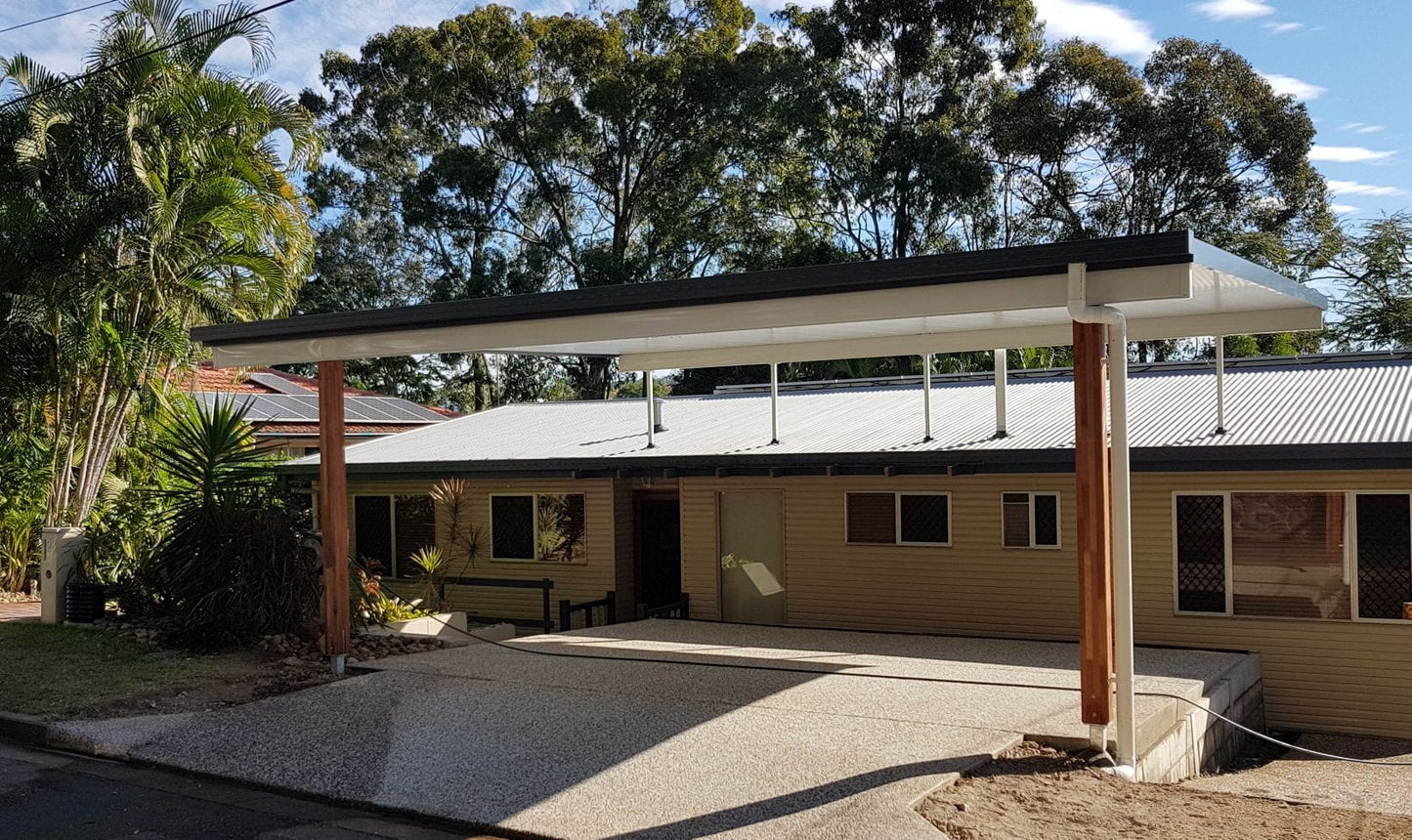 SmartKits Australia Insulated Flyover Roof- 10m (L) x 4m (W).