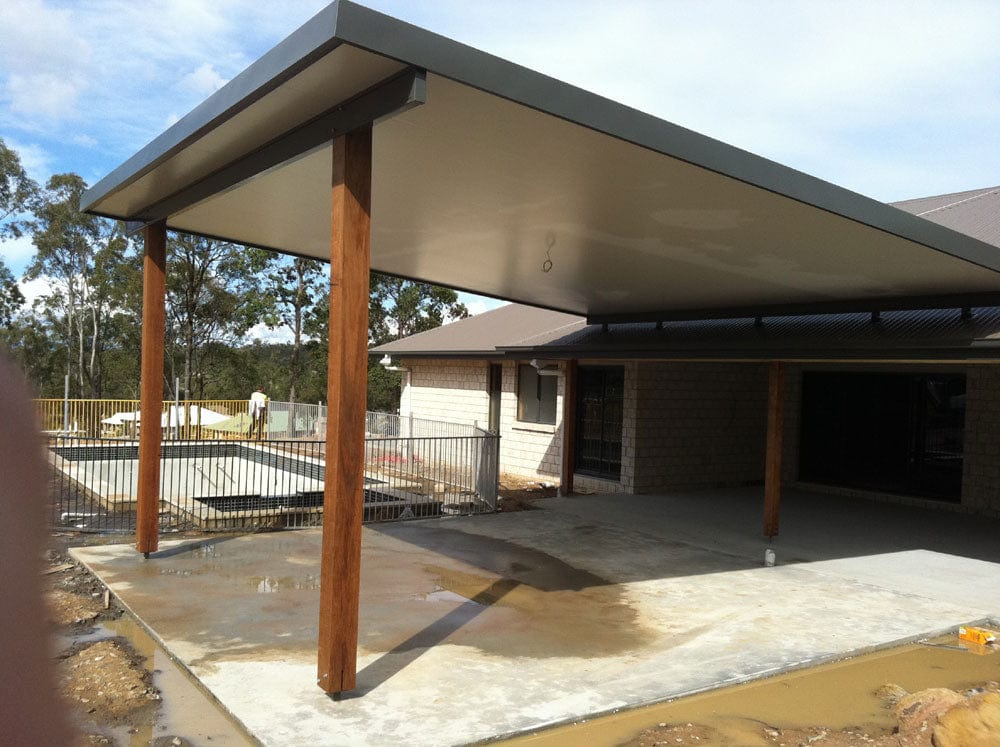 SmartKits Australia Insulated Flyover Roof- 4m (L) x 4m (W).