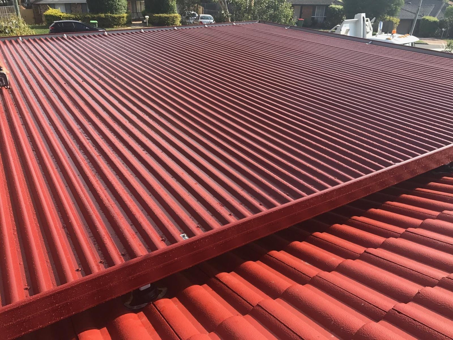 SmartKits Australia Non-Insulated, Flyover Roof- 3m (L) x 3m (W).