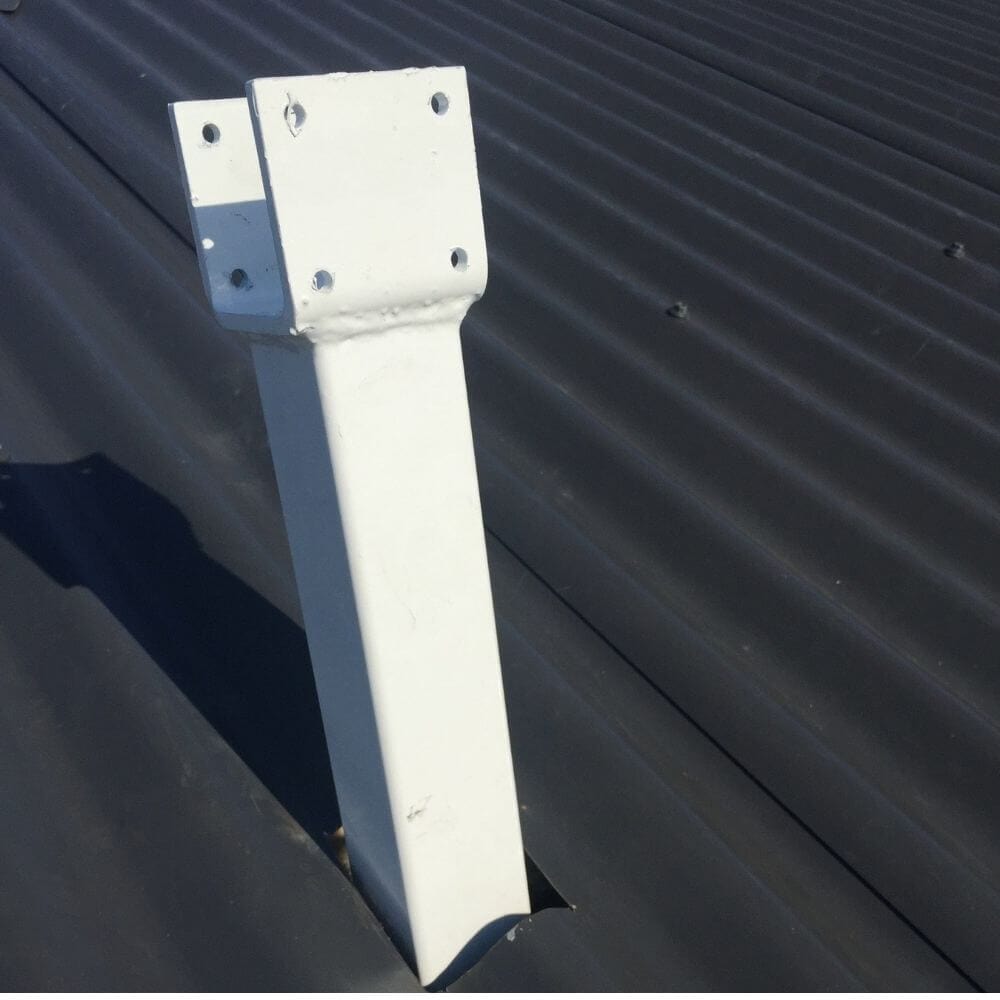 SmartKits Australia Roof Penetration Bracket - 500mm height. Suit metal or tile house roof