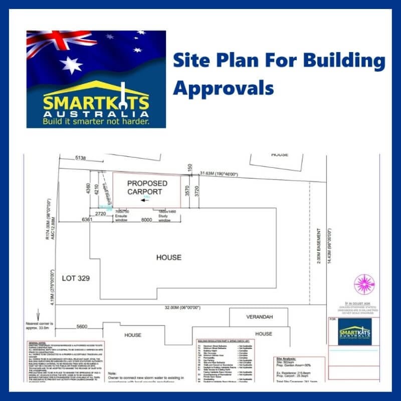 SmartKits Australia SmartKits- Site Plan for Building Approvals.