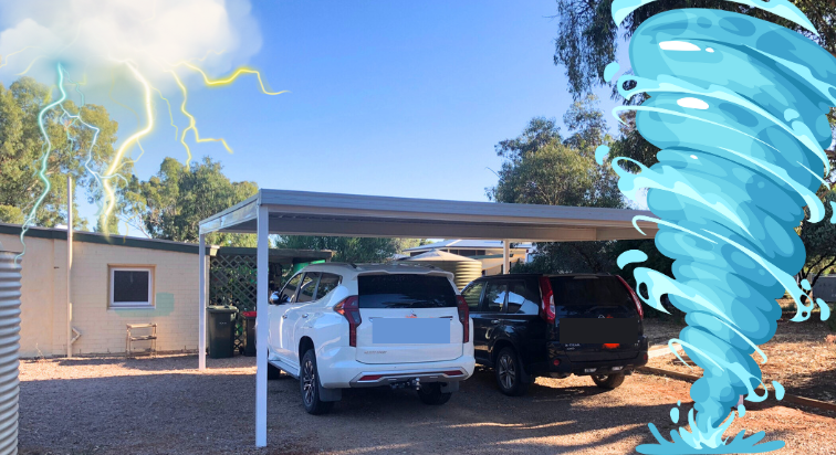 The Cyclone Rated Carport Kits Difference.