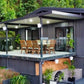 SmartKits Australia Attached, Flat Patio Roof- 3m (L) x 3m (W).