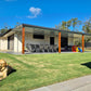 SmartKits Australia Attached, Flat Patio Roof- 8m (L) x 6m (W).