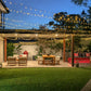 SmartKits Australia Attached, Flat Patio Roof- 9m (L) x 4m (W).