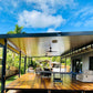 SmartKits Australia Attached, Flat Patio Roof- 9m (L) x 4m (W).