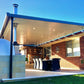 SmartKits Australia Attached, Flat Patio Roof- 9m (L) x 6m (W).