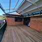 SmartKits Australia Attached, Gable Patio Roof- 3m (L) x 3m (W).
