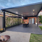 SmartKits Australia Best Value Free Standing, Flat Patio Roof- 5m (L) x 4m (W).