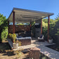 SmartKits Australia Free Standing, Flat Patio Roof- 3m (L) x 3m (W).