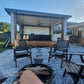 SmartKits Australia Free Standing, Flat Patio Roof- 3m (L) x 3m (W).