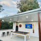 SmartKits Australia Free Standing, Flat Patio Roof- 3m (L) x 3m (W).