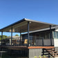 SmartKits Australia Free Standing, Flat Patio Roof- 3m (L) x 3m (W).