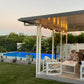 SmartKits Australia Free Standing, Flat Patio Roof- 3m (L) x 3m (W).