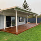 SmartKits Australia Attached, Flat Patio Roof- 12m (L) x 4m (W).