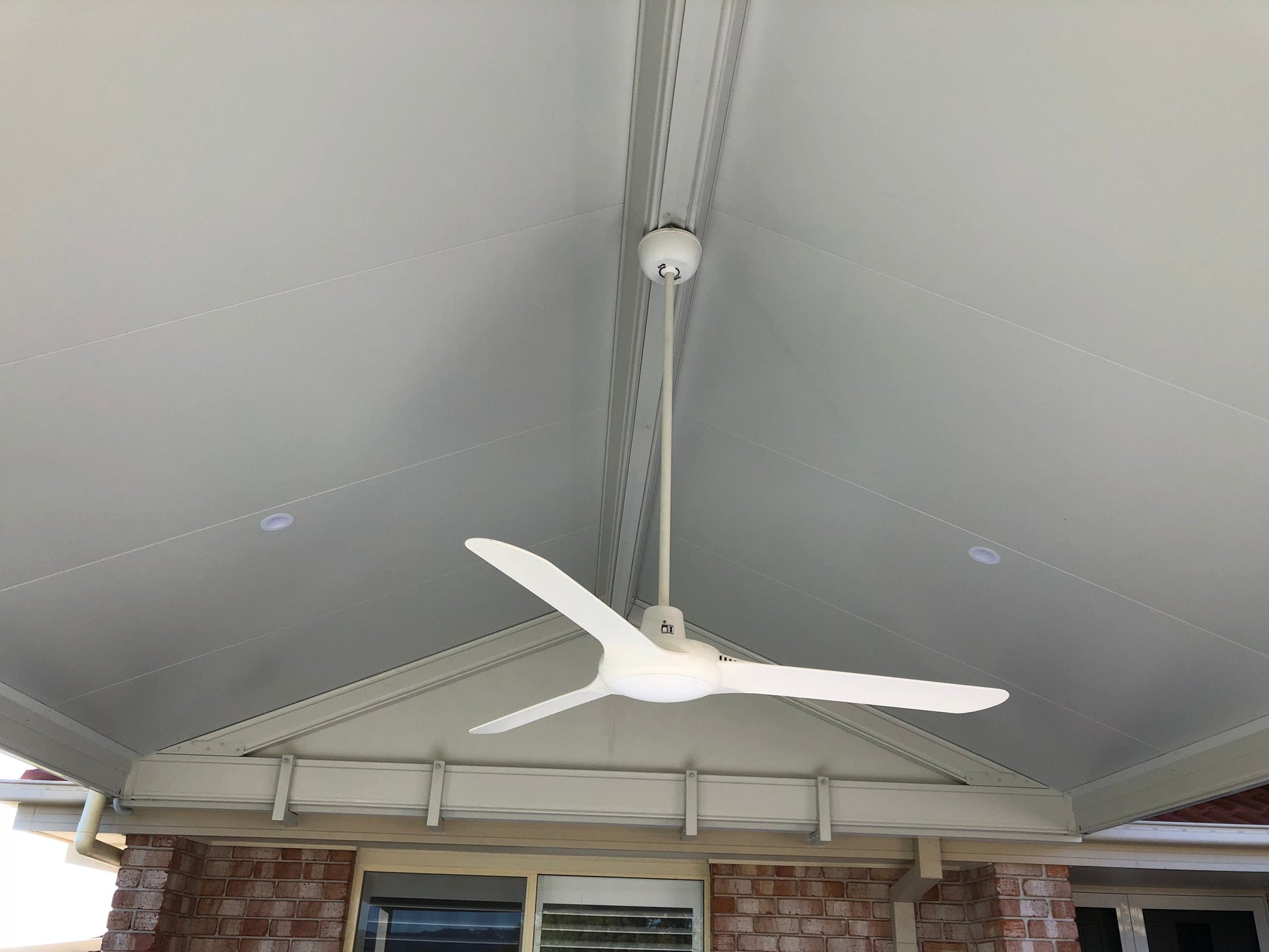 SmartKits Australia Attached, Gable Patio Roof- 10m (L) x 5m (W).