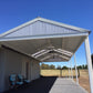 SmartKits Australia Attached, Gable Patio Roof- 5m (L) x 3m (W).