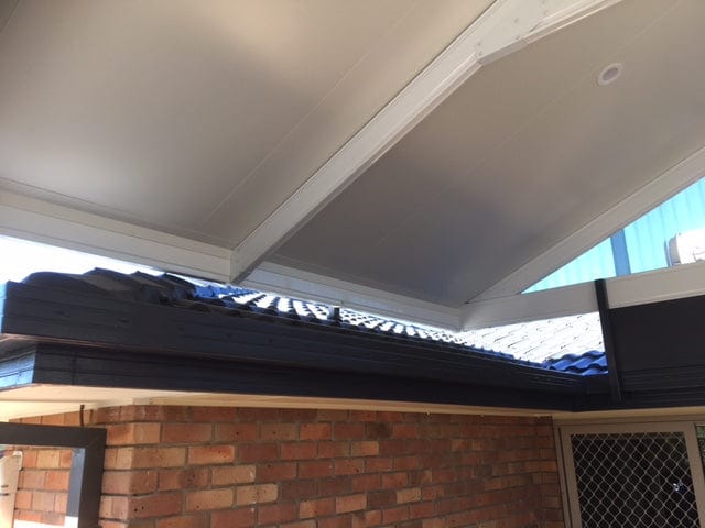 SmartKits Australia Attached, Gable Patio Roof- 6m (L) x 6m (W).