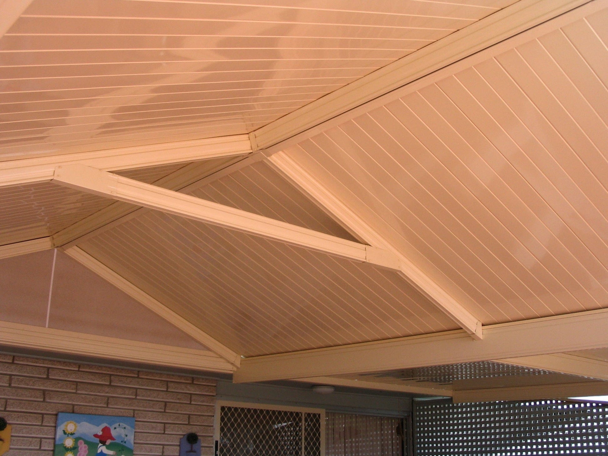 SmartKits Australia Attached, Gable Patio Roof- 8m (L) x 5m (W).