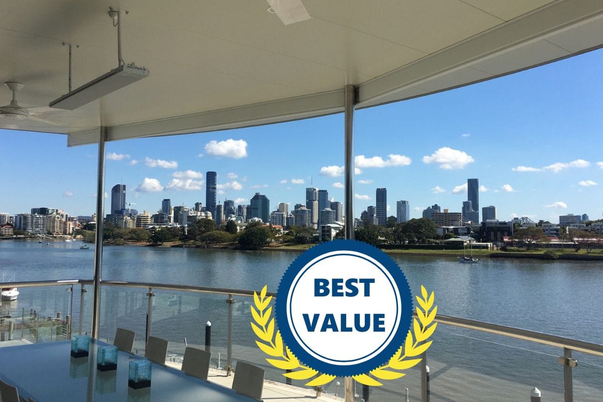 SmartKits Australia Best Value Free Standing, Flat Patio Roof- 5m (L) x 4m (W).