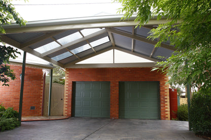 SmartKits Australia Dutch Gable Roof Carport- 6m (L) x 4m (W).